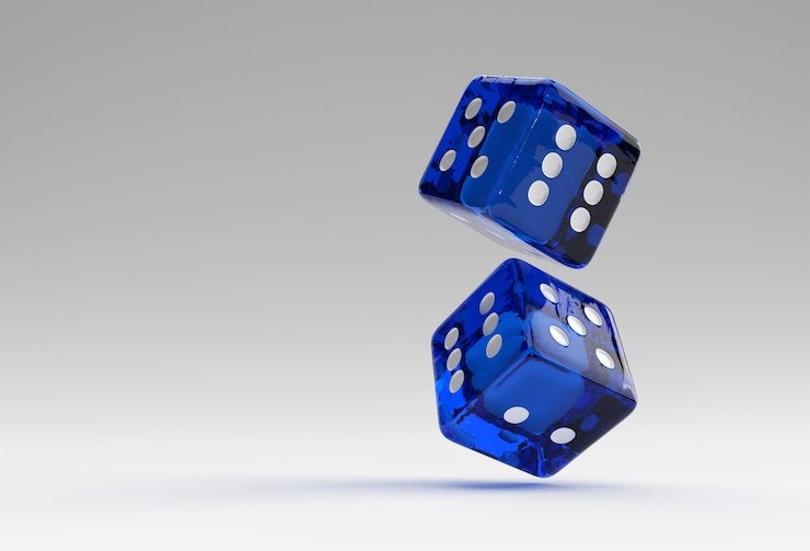 Antarmuka permainan Dice Game di nika168 menampilkan panel dadu dan pilihan taruhan